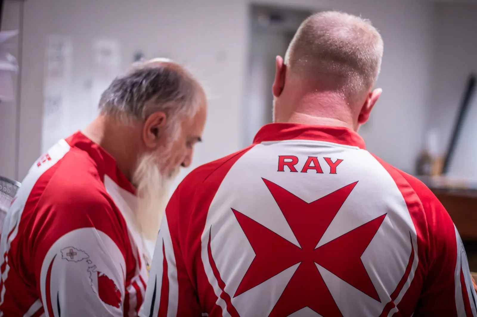 Ray in Malta team jersey
