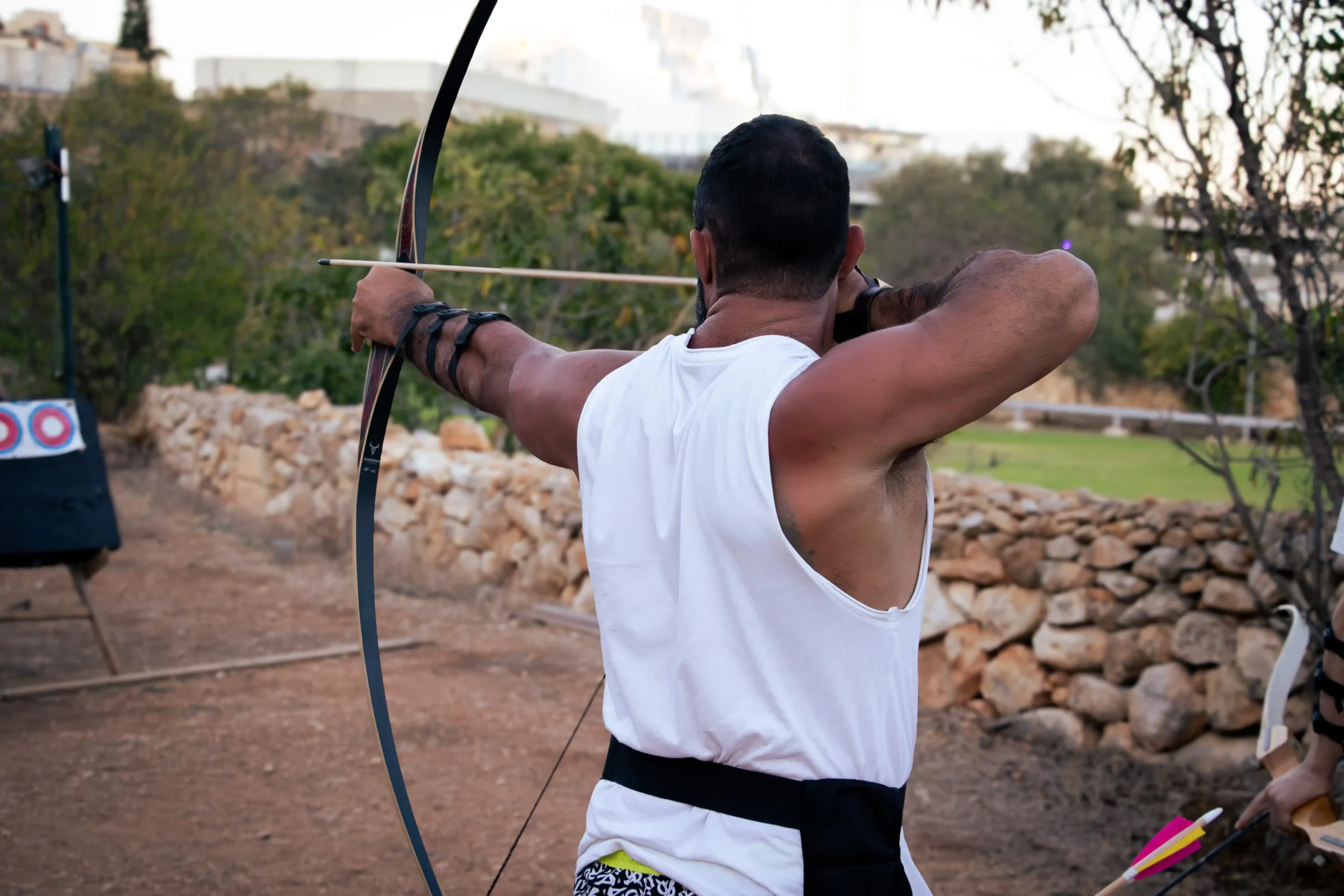 Kayak archery in Malta